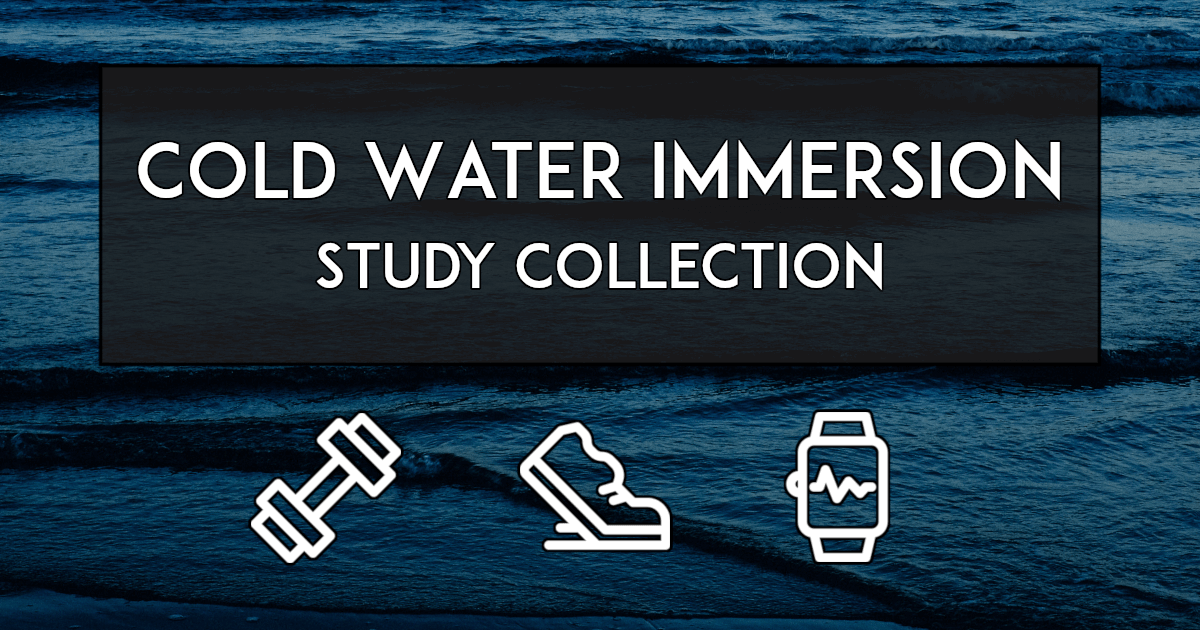 Cold Water Immersion (CWI) Sci-fit athletic performance and recovery